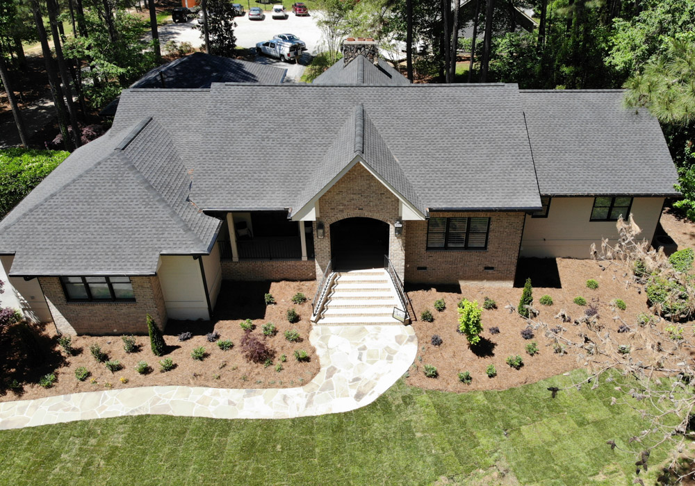 Home addition built by TrendMark on an existing Raleigh area house