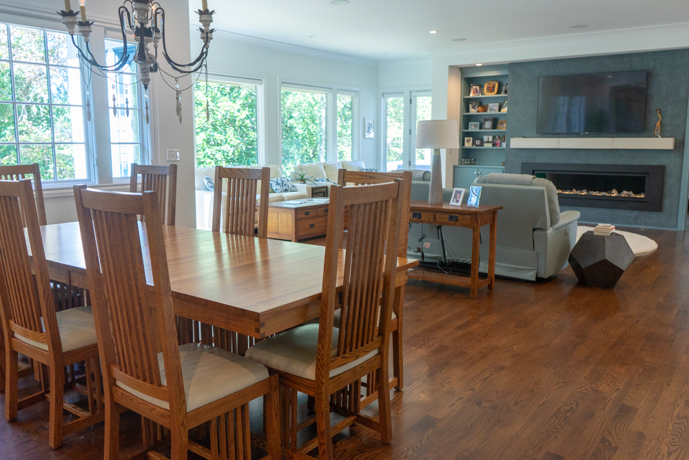 Interior of the North Hills custom home