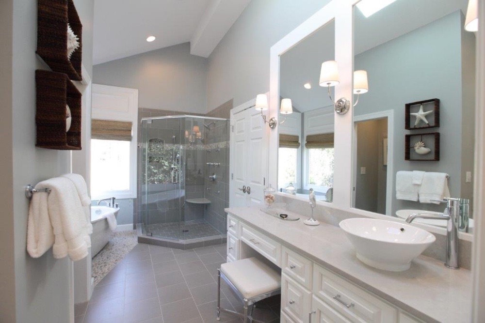 Award winning bathroom remodel completed by TrendMark